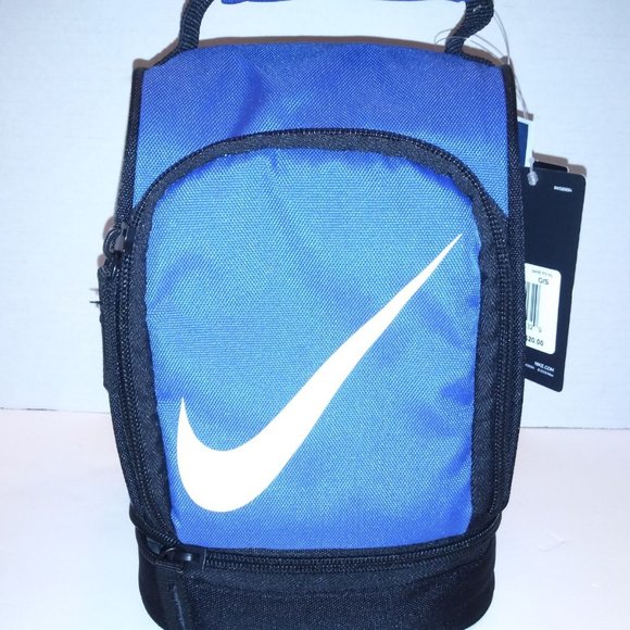 blue nike lunch box